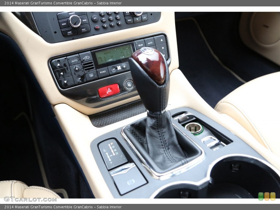 Sabbia Interior Transmission for the 2014 Maserati GranTurismo Convertible GranCabrio #100252097