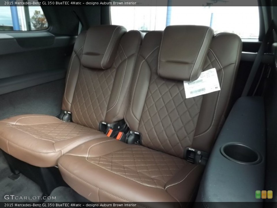 designo Auburn Brown Interior Rear Seat for the 2015 Mercedes-Benz GL 350 BlueTEC 4Matic #100259586