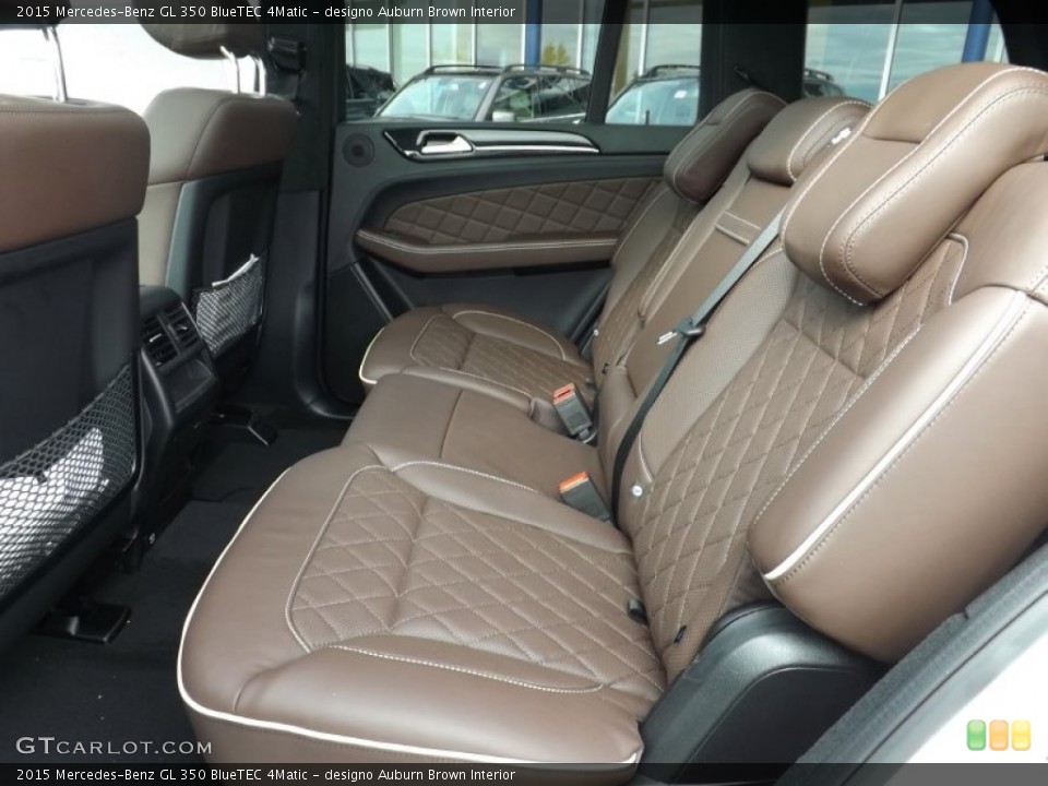designo Auburn Brown Interior Rear Seat for the 2015 Mercedes-Benz GL 350 BlueTEC 4Matic #100259613