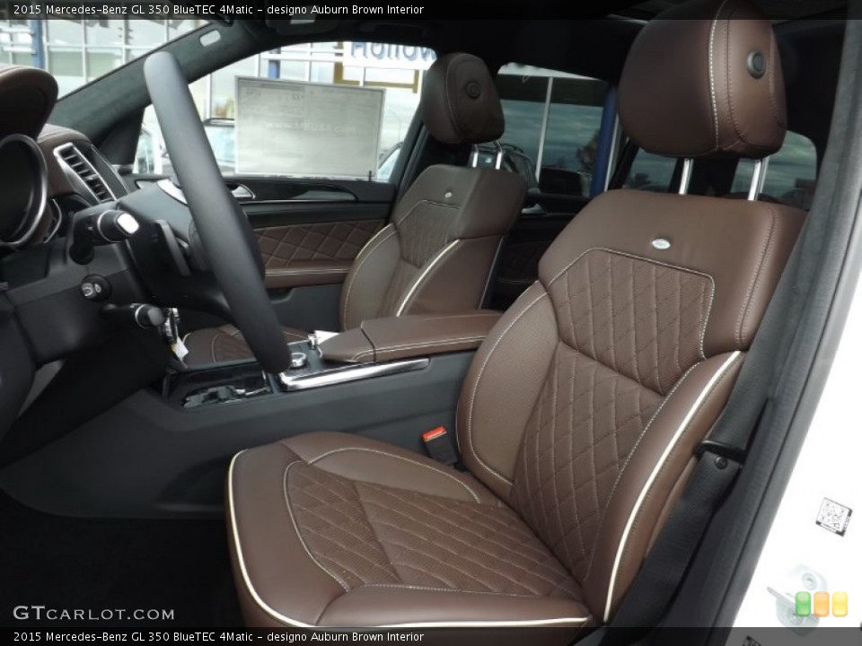 designo Auburn Brown Interior Photo for the 2015 Mercedes-Benz GL 350 BlueTEC 4Matic #100259658