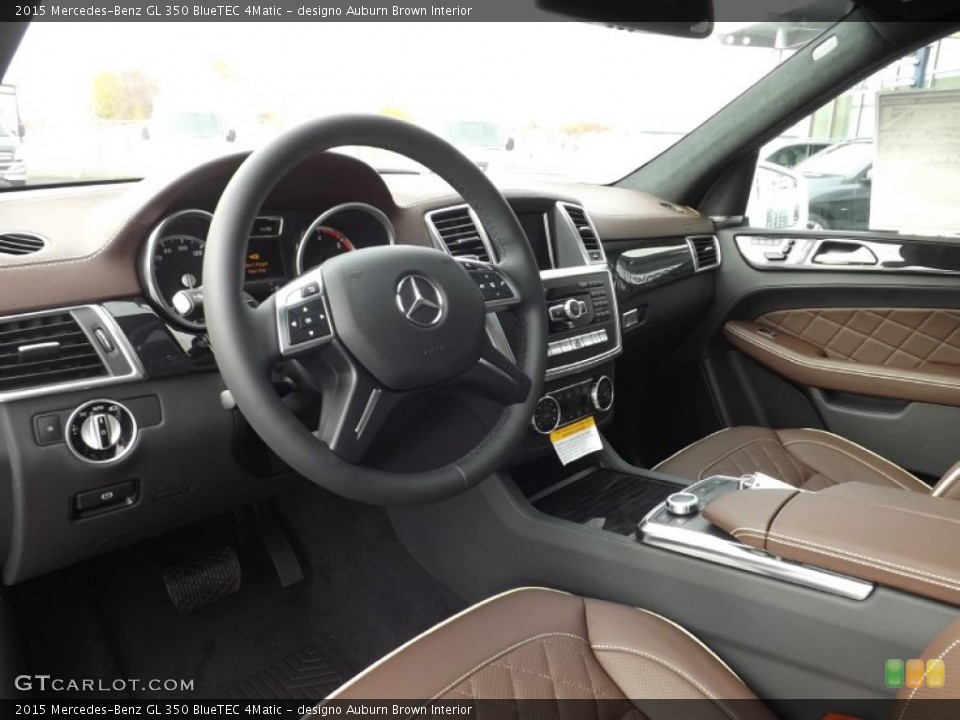 designo Auburn Brown 2015 Mercedes-Benz GL Interiors