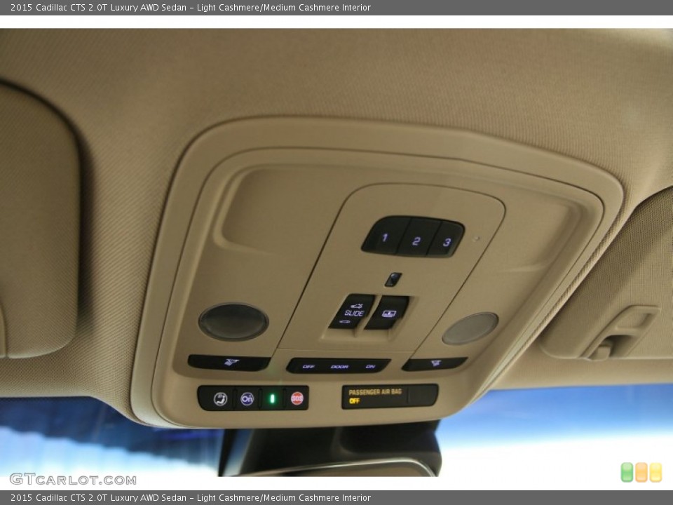 Light Cashmere/Medium Cashmere Interior Controls for the 2015 Cadillac CTS 2.0T Luxury AWD Sedan #100260889