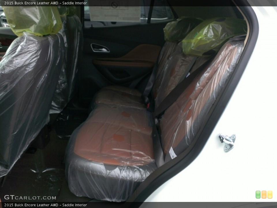 Saddle Interior Rear Seat for the 2015 Buick Encore Leather AWD #100262797