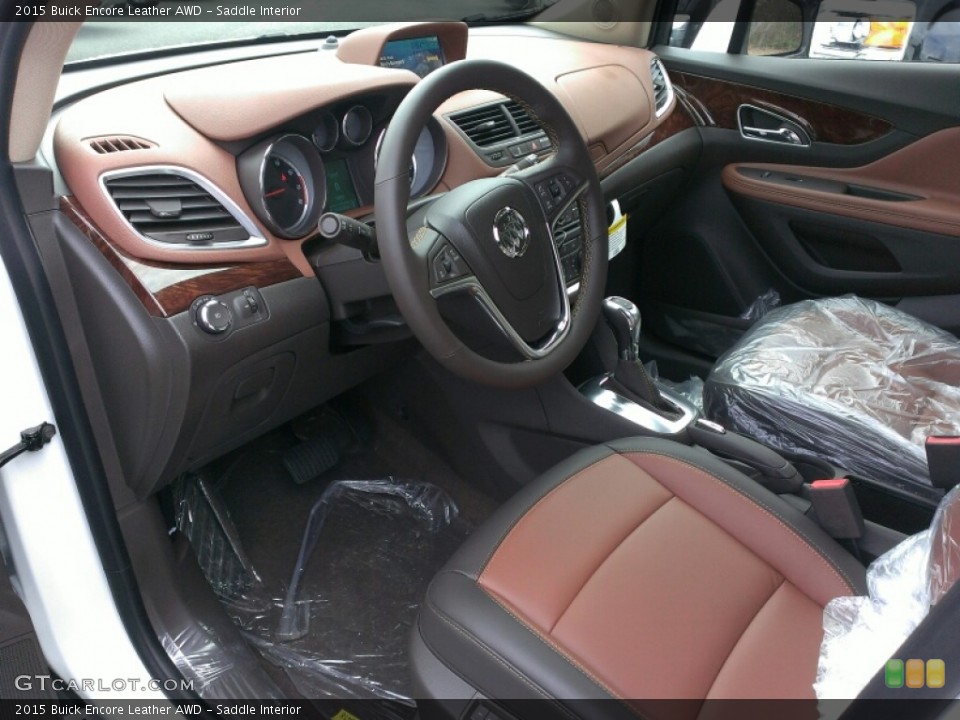 Saddle Interior Prime Interior for the 2015 Buick Encore Leather AWD #100262854
