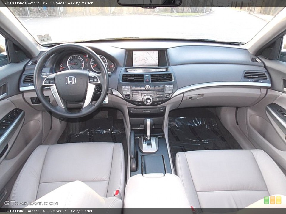 Gray Interior Dashboard for the 2010 Honda Accord EX-L V6 Sedan #100264663