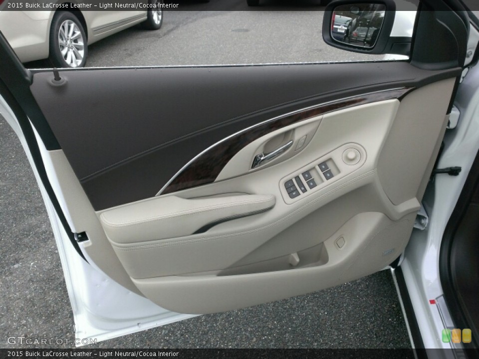 Light Neutral/Cocoa Interior Door Panel for the 2015 Buick LaCrosse Leather #100265137