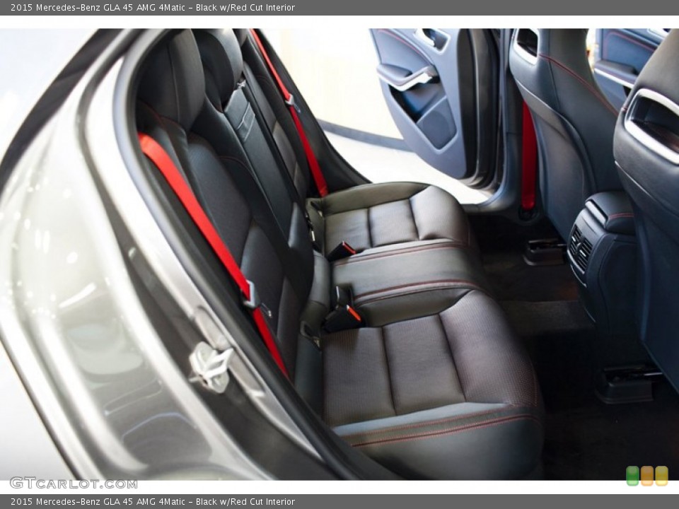 Black w/Red Cut Interior Rear Seat for the 2015 Mercedes-Benz GLA 45 AMG 4Matic #100272430