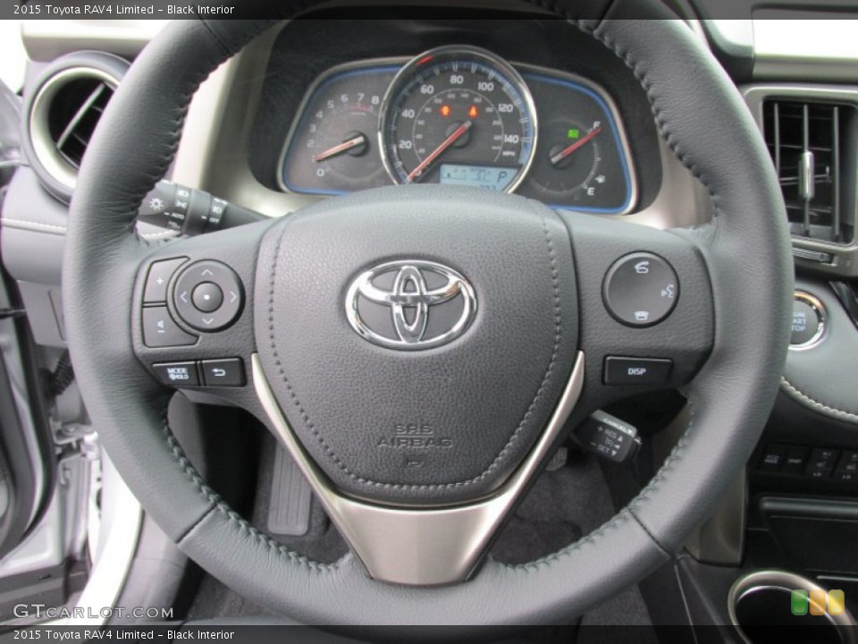 Black Interior Steering Wheel for the 2015 Toyota RAV4 Limited #100274803