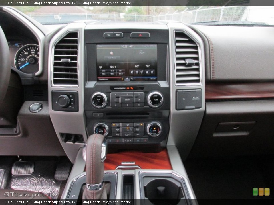King Ranch Java/Mesa Interior Controls for the 2015 Ford F150 King Ranch SuperCrew 4x4 #100280683