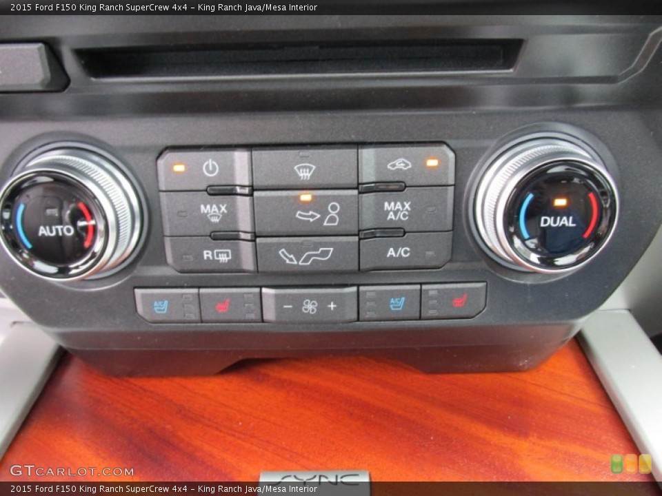 King Ranch Java/Mesa Interior Controls for the 2015 Ford F150 King Ranch SuperCrew 4x4 #100280698