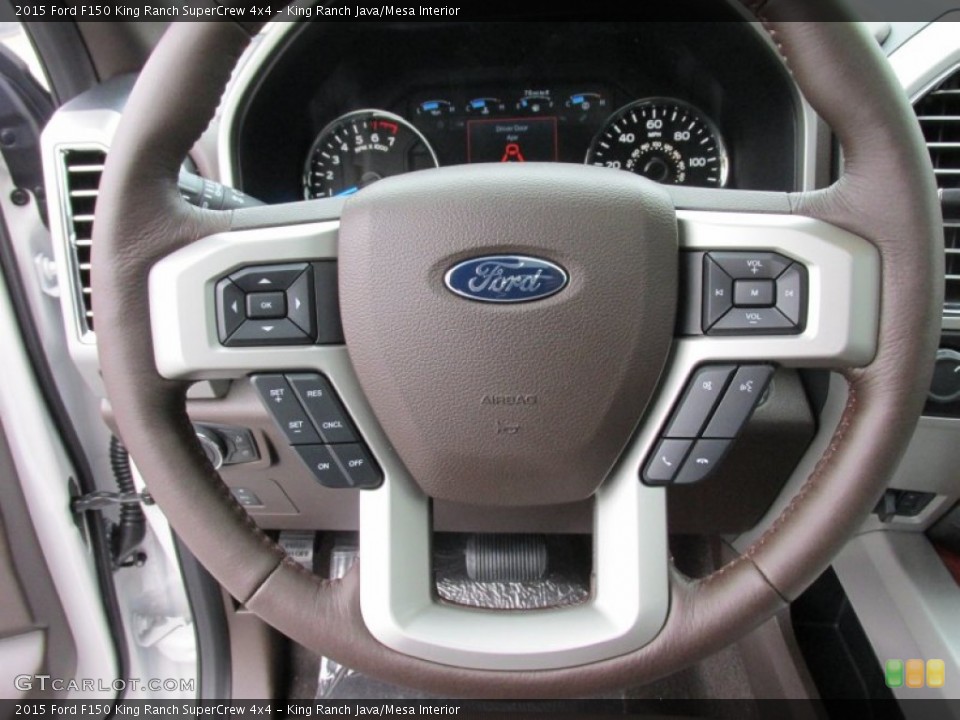 King Ranch Java/Mesa Interior Steering Wheel for the 2015 Ford F150 King Ranch SuperCrew 4x4 #100280734