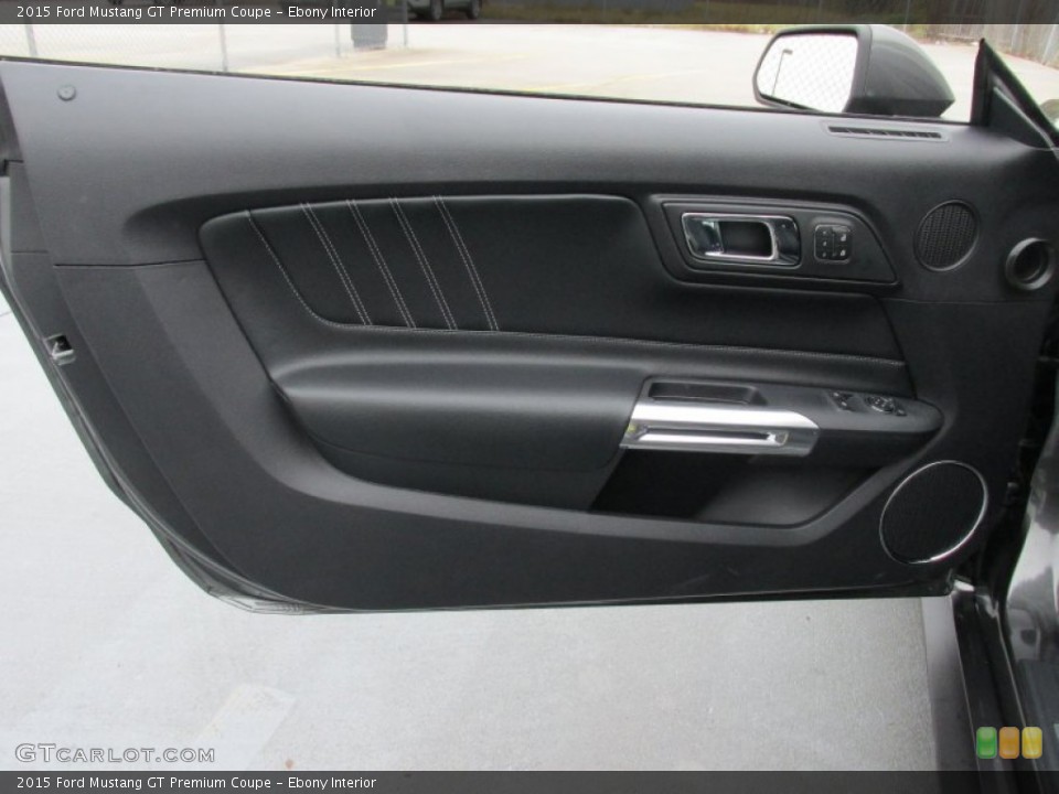 Ebony Interior Door Panel for the 2015 Ford Mustang GT Premium Coupe #100281175
