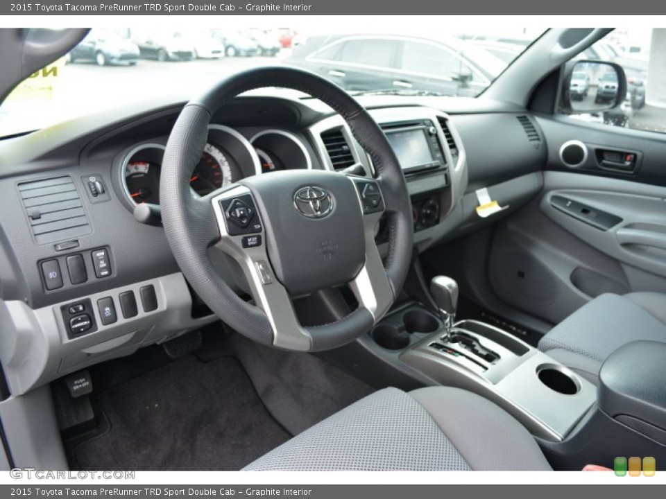 Graphite Interior Prime Interior for the 2015 Toyota Tacoma PreRunner TRD Sport Double Cab #100291773