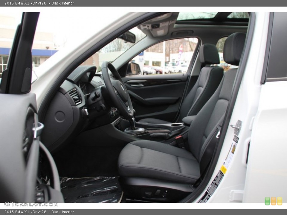 Black Interior Front Seat for the 2015 BMW X1 xDrive28i #100292499