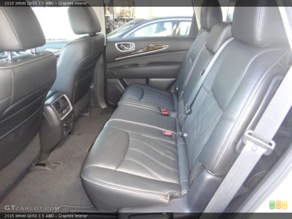 Graphite Interior Rear Seat for the 2015 Infiniti QX60 3.5 AWD #100293300