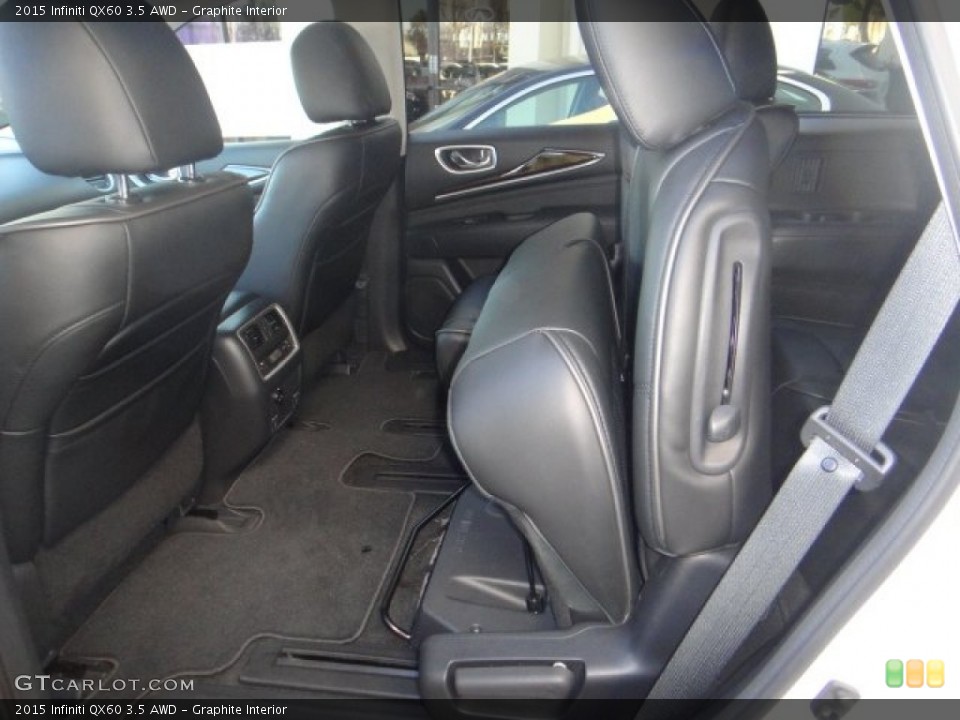 Graphite Interior Rear Seat for the 2015 Infiniti QX60 3.5 AWD #100293324