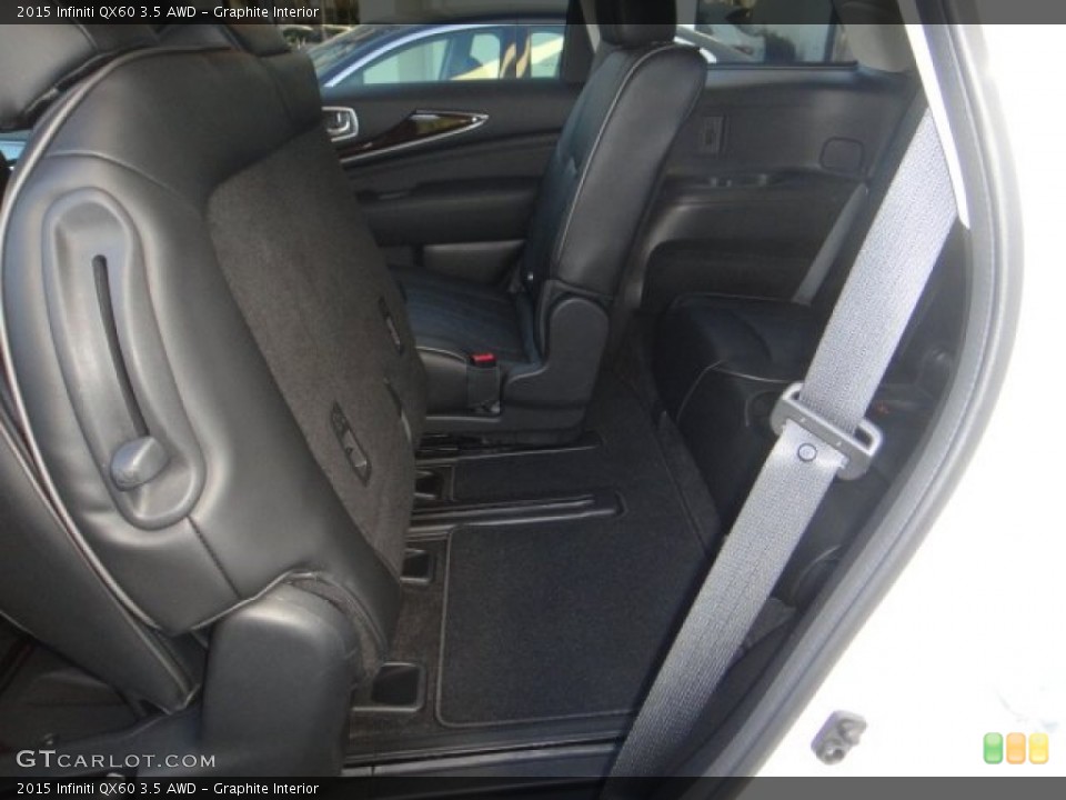 Graphite Interior Rear Seat for the 2015 Infiniti QX60 3.5 AWD #100293345