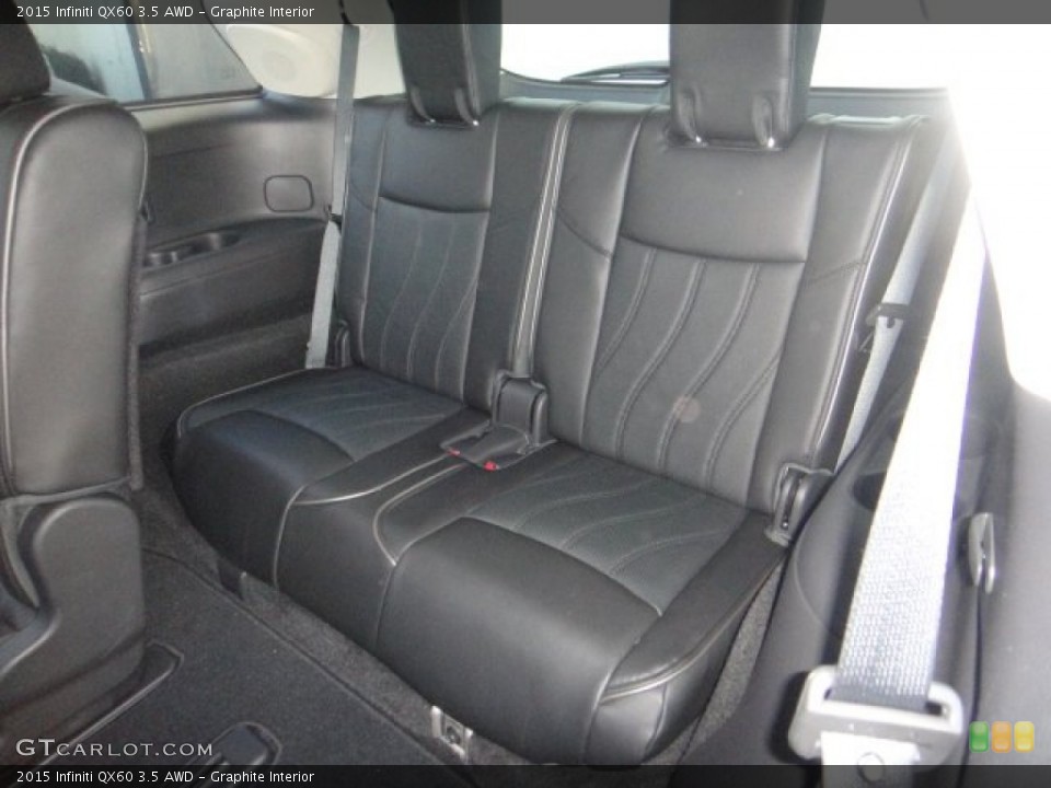 Graphite Interior Rear Seat for the 2015 Infiniti QX60 3.5 AWD #100293369