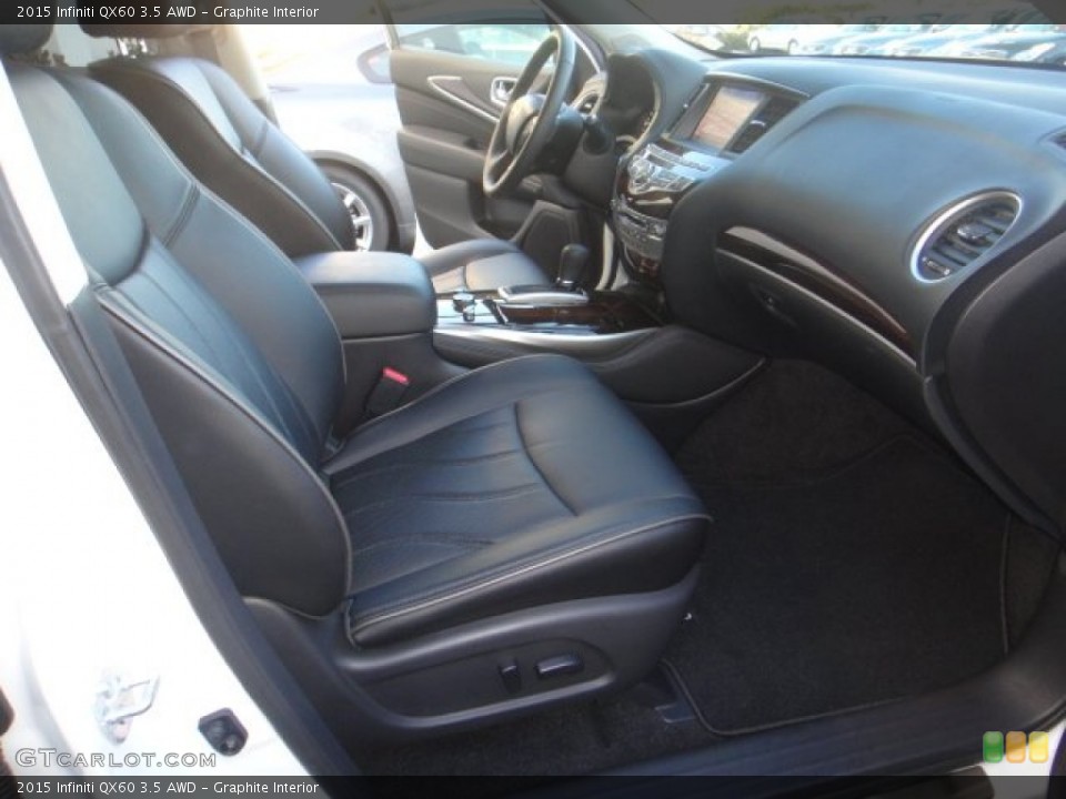 Graphite Interior Photo for the 2015 Infiniti QX60 3.5 AWD #100293504