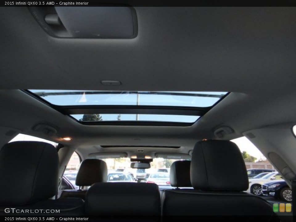 Graphite Interior Sunroof for the 2015 Infiniti QX60 3.5 AWD #100293609