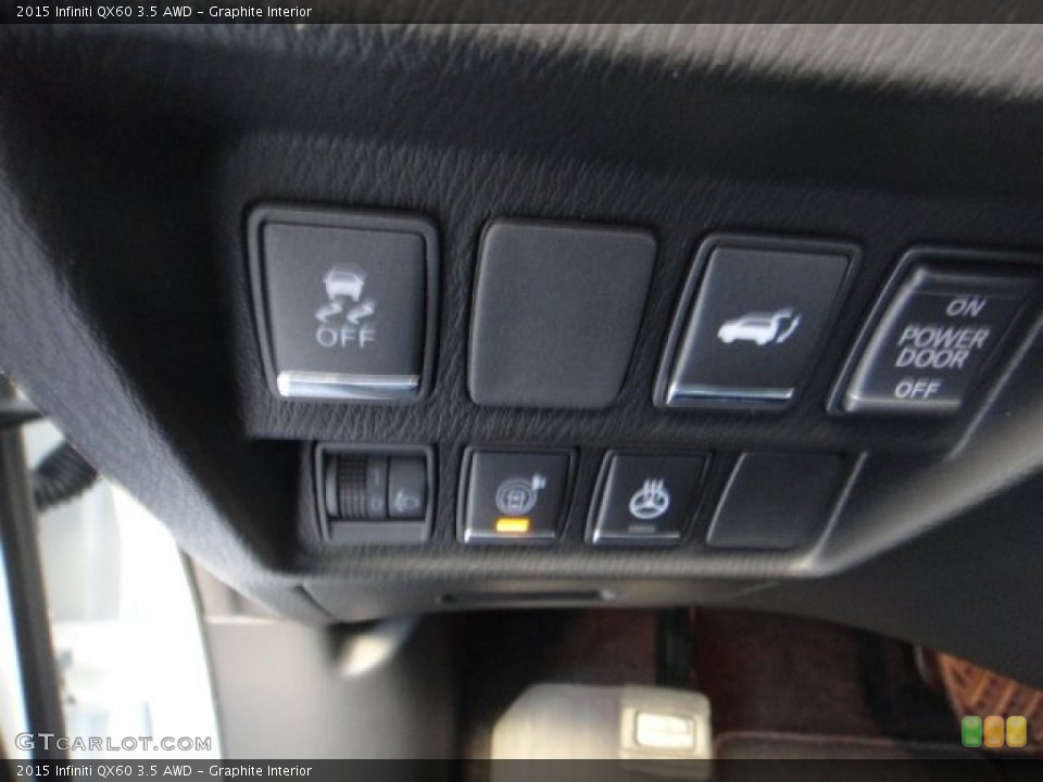 Graphite Interior Controls for the 2015 Infiniti QX60 3.5 AWD #100293633