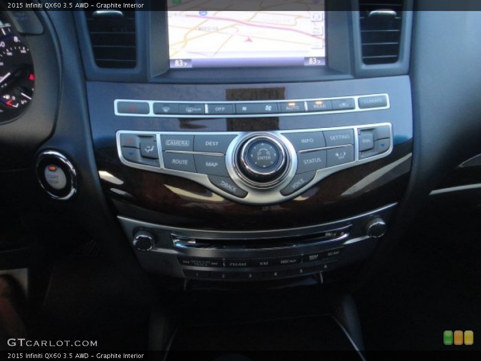 Graphite Interior Controls for the 2015 Infiniti QX60 3.5 AWD #100293676