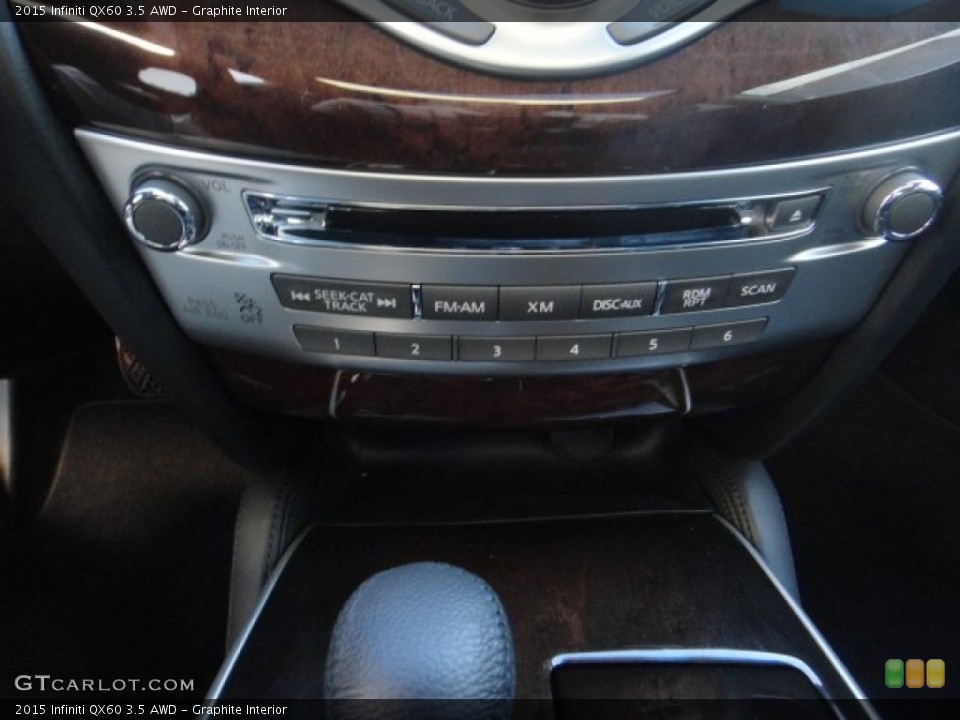 Graphite Interior Controls for the 2015 Infiniti QX60 3.5 AWD #100293702