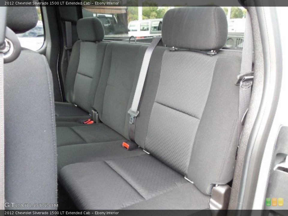 Ebony Interior Rear Seat for the 2012 Chevrolet Silverado 1500 LT Extended Cab #100297263