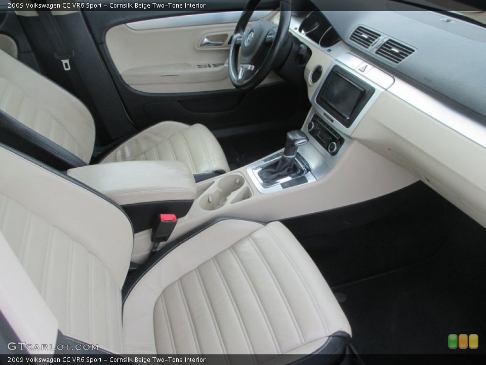 Cornsilk Beige Two-Tone Interior Photo for the 2009 Volkswagen CC VR6 Sport #100299387