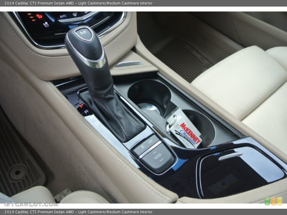 Light Cashmere/Medium Cashmere Interior Transmission for the 2014 Cadillac CTS Premium Sedan AWD #100305684