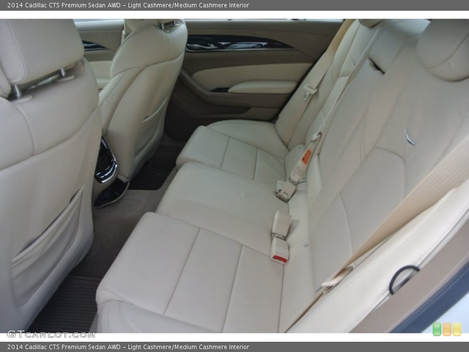 Light Cashmere/Medium Cashmere Interior Rear Seat for the 2014 Cadillac CTS Premium Sedan AWD #100305831
