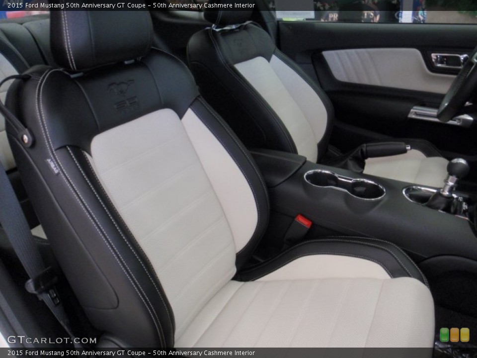 50th Anniversary Cashmere Interior Front Seat for the 2015 Ford Mustang 50th Anniversary GT Coupe #100313502