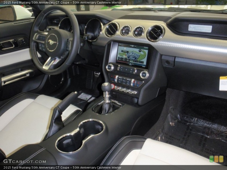50th Anniversary Cashmere Interior Dashboard for the 2015 Ford Mustang 50th Anniversary GT Coupe #100313547