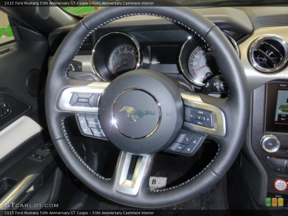 50th Anniversary Cashmere Interior Steering Wheel for the 2015 Ford Mustang 50th Anniversary GT Coupe #100313580