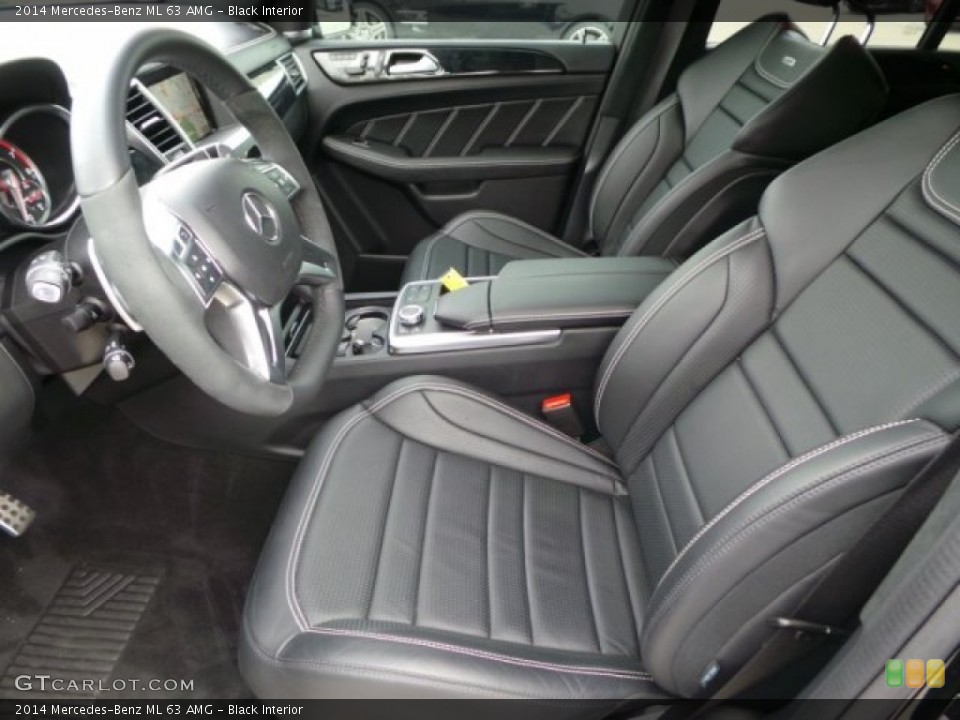 Black Interior Front Seat for the 2014 Mercedes-Benz ML 63 AMG #100318272
