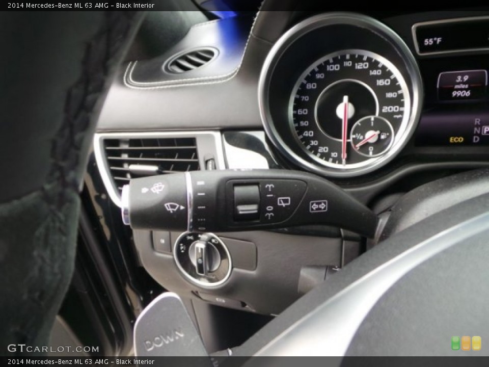 Black Interior Controls for the 2014 Mercedes-Benz ML 63 AMG #100318536