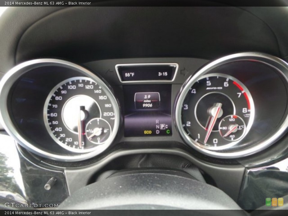 Black Interior Gauges for the 2014 Mercedes-Benz ML 63 AMG #100318578