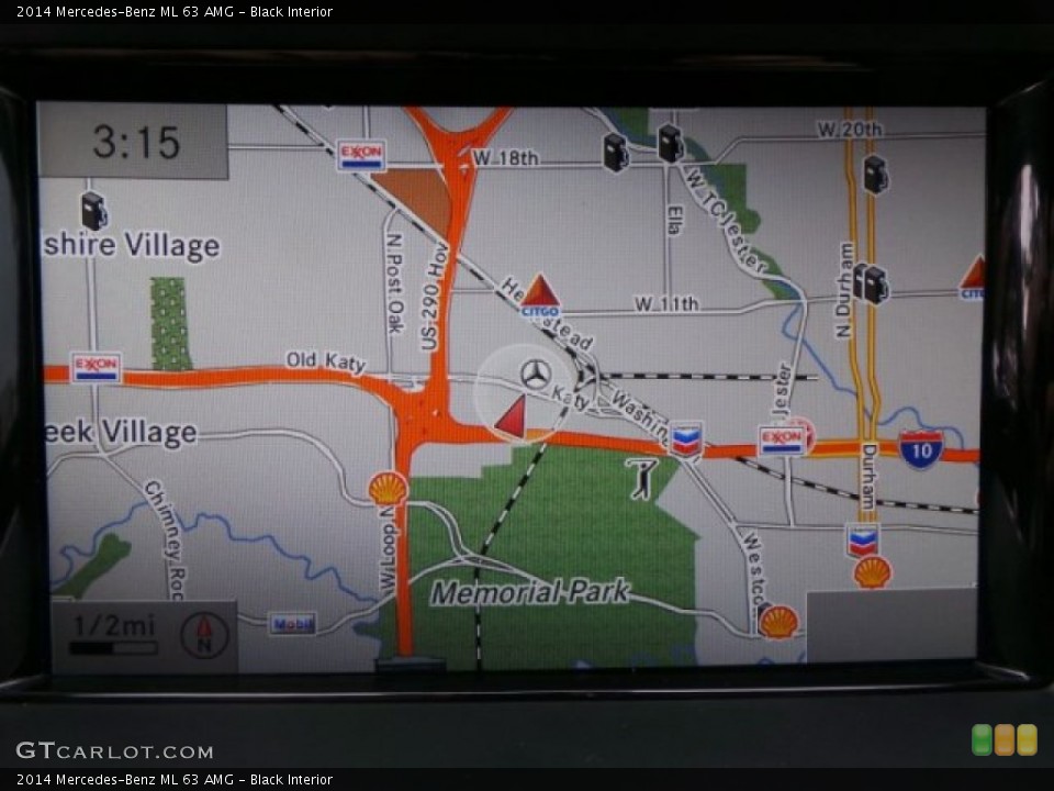 Black Interior Navigation for the 2014 Mercedes-Benz ML 63 AMG #100318606