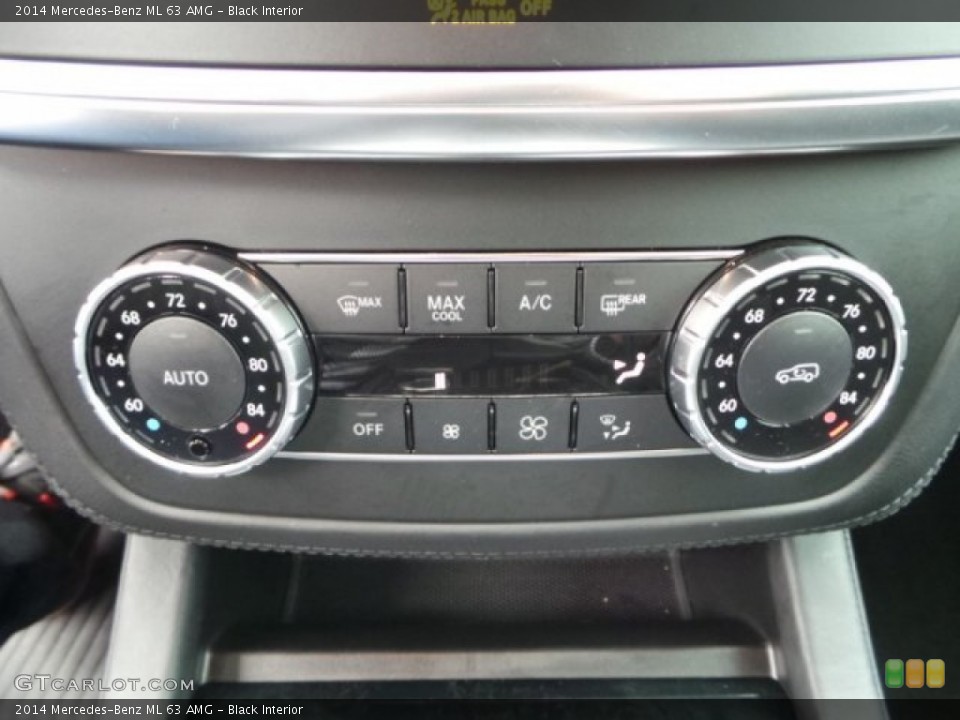 Black Interior Controls for the 2014 Mercedes-Benz ML 63 AMG #100318668