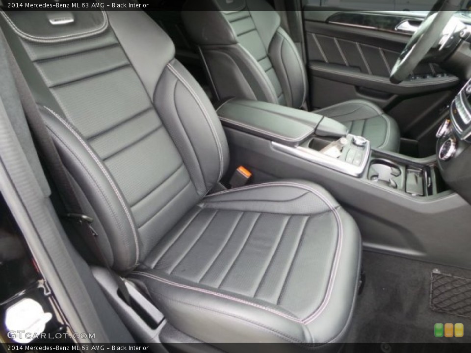 Black Interior Front Seat for the 2014 Mercedes-Benz ML 63 AMG #100318773