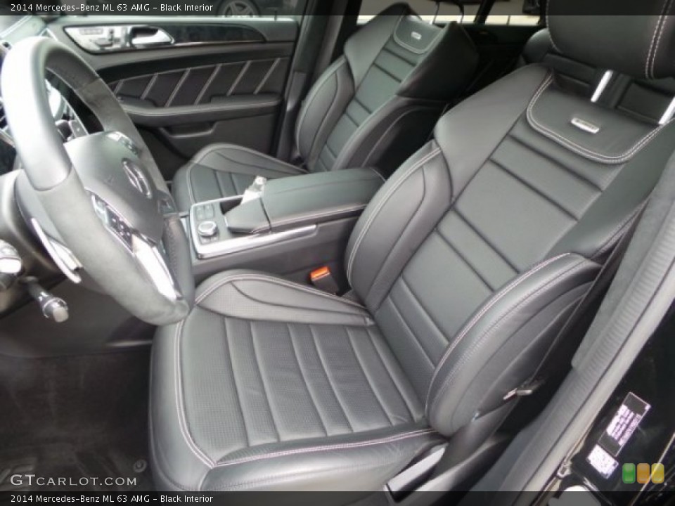 Black Interior Front Seat for the 2014 Mercedes-Benz ML 63 AMG #100318915