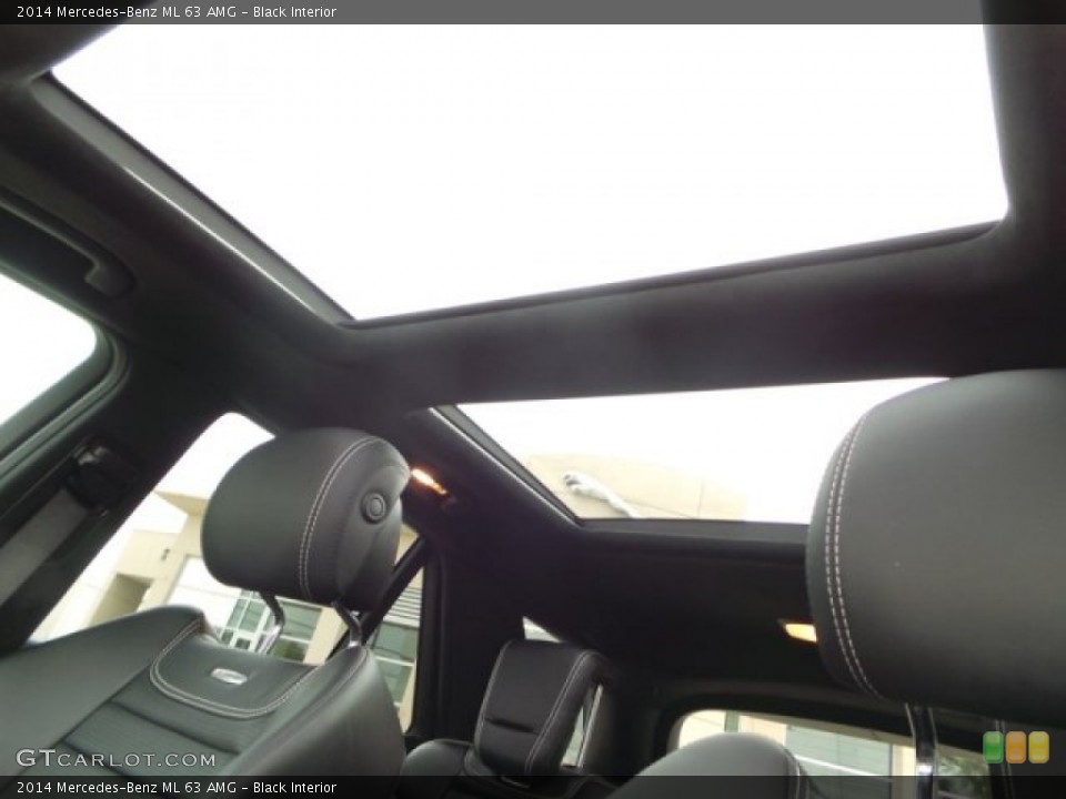 Black Interior Sunroof for the 2014 Mercedes-Benz ML 63 AMG #100318962