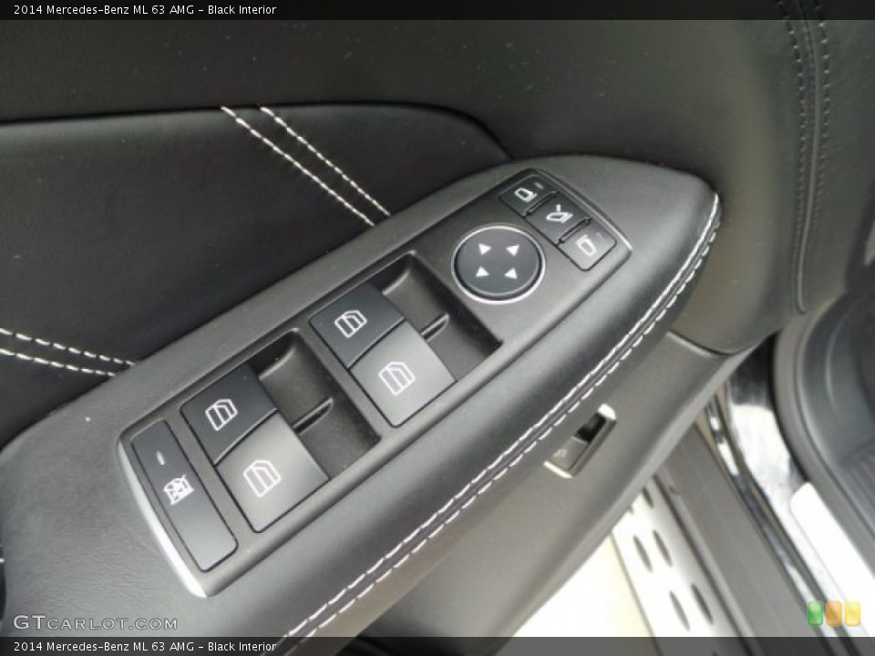 Black Interior Controls for the 2014 Mercedes-Benz ML 63 AMG #100319040