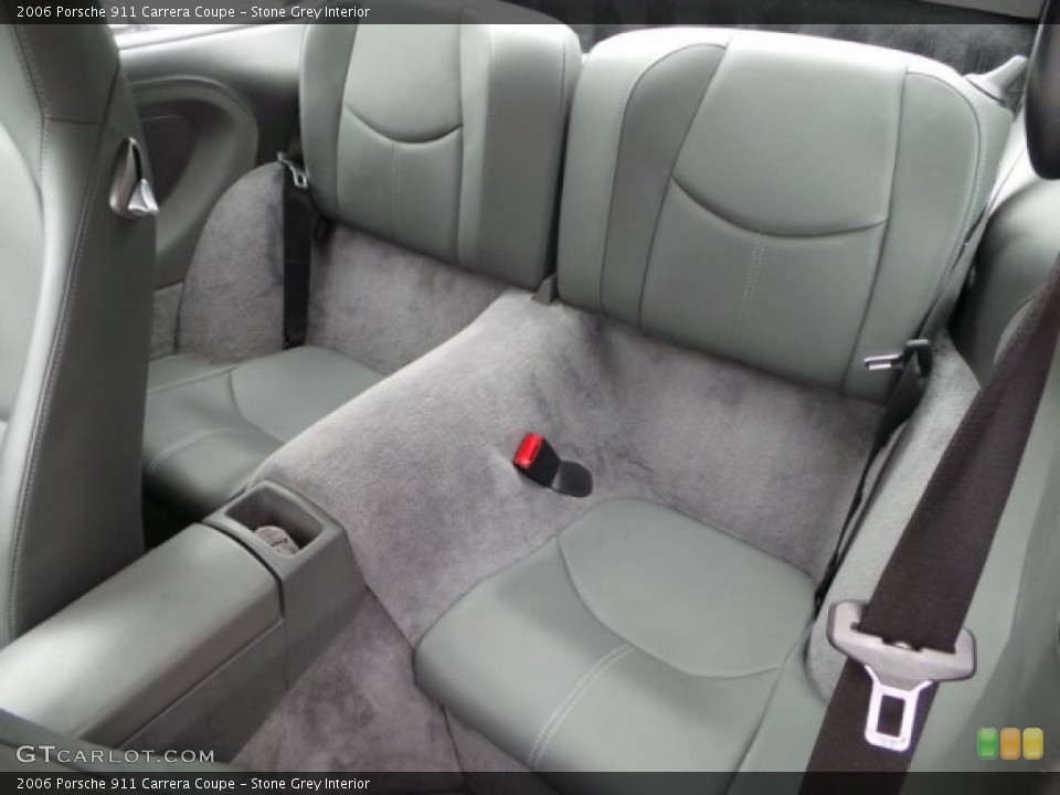 Stone Grey Interior Rear Seat for the 2006 Porsche 911 Carrera Coupe #100329422