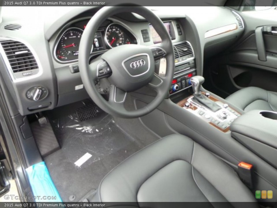Black Interior Photo for the 2015 Audi Q7 3.0 TDI Premium Plus quattro #100333811