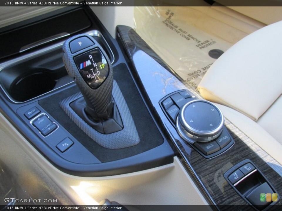 Venetian Beige Interior Transmission for the 2015 BMW 4 Series 428i xDrive Convertible #100336968