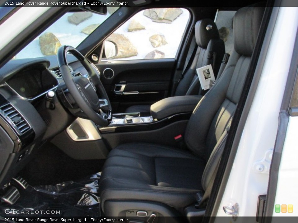 Ebony/Ebony Interior Front Seat for the 2015 Land Rover Range Rover Supercharged #100339625