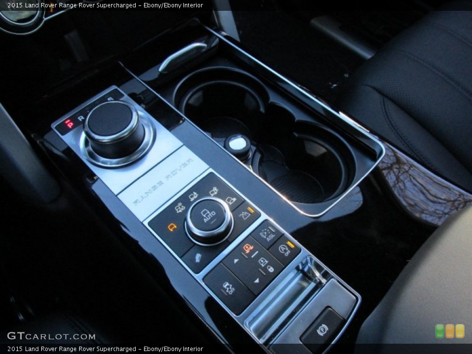 Ebony/Ebony Interior Controls for the 2015 Land Rover Range Rover Supercharged #100339686