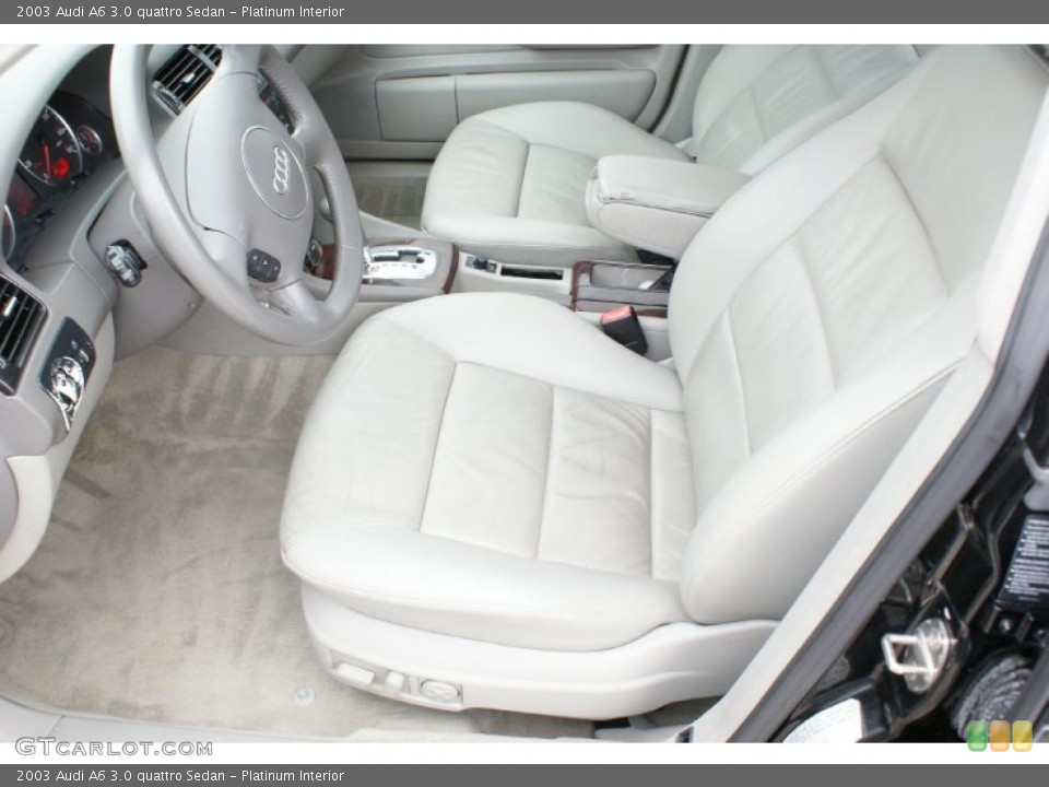 Platinum Interior Photo for the 2003 Audi A6 3.0 quattro Sedan #100341293