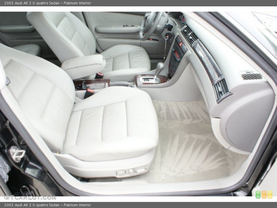 Platinum Interior Photo for the 2003 Audi A6 3.0 quattro Sedan #100341500